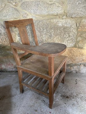 School Chair with Writing Shelf-ROJ-1444556