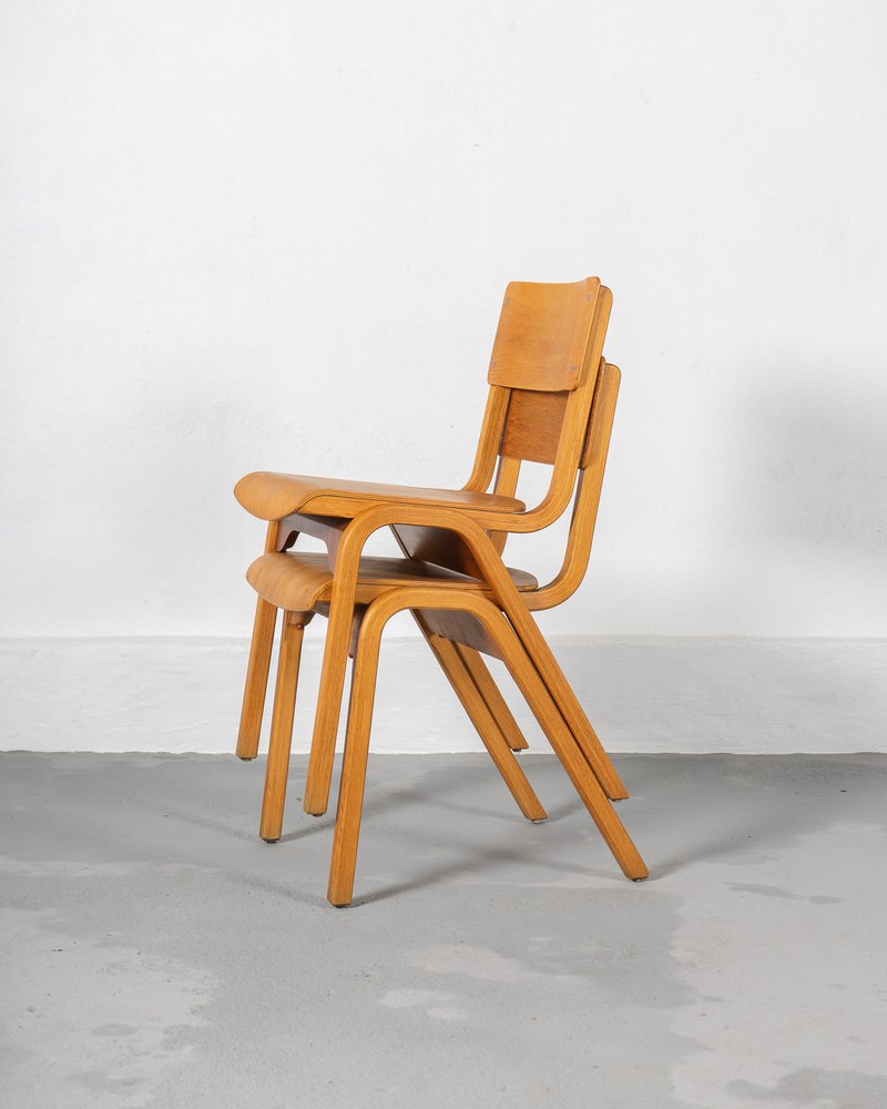 School Chairs, UK, 1970, Set of 2