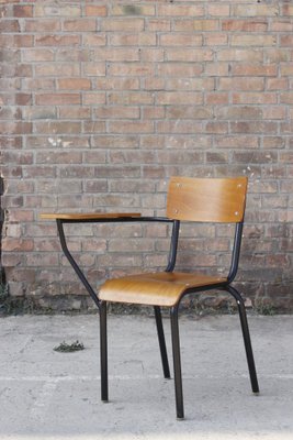 School Desk Chair by Jacques Hitier for Mobilor, France, 1950s-XIJ-1273214