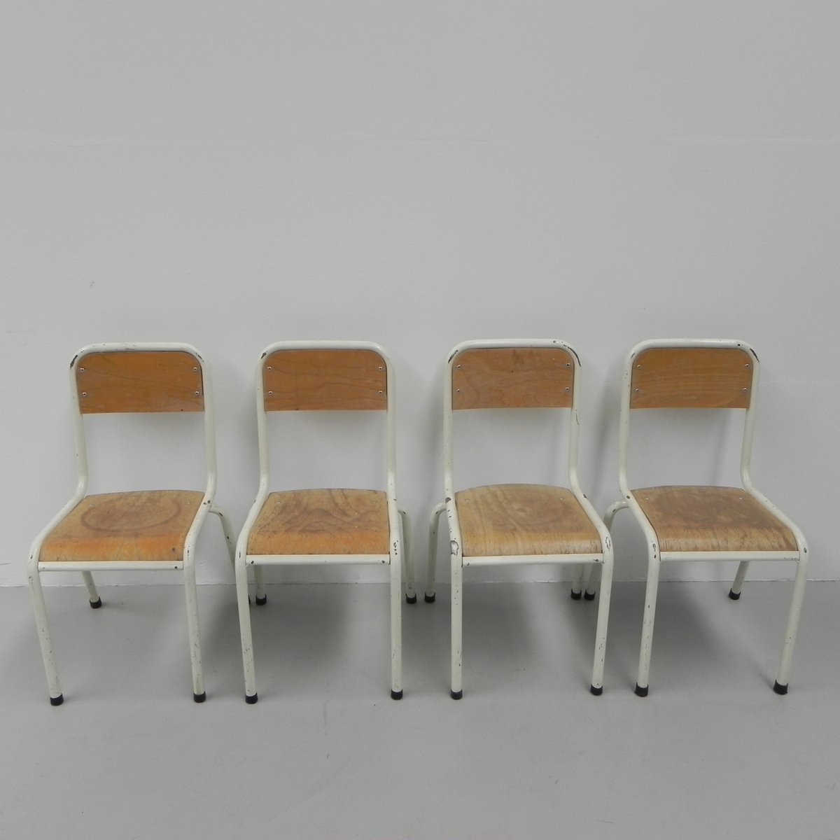 School Desk Chairs, Set of 4