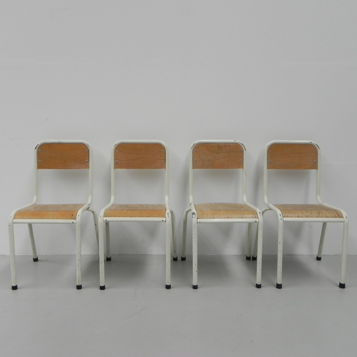 School Desk Chairs, Set of 4