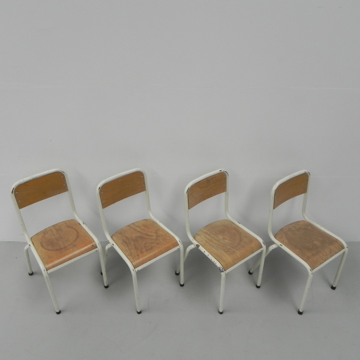 School Desk Chairs, Set of 4