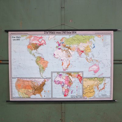 School Teaching Map by Prof. Dr. W. Trillmich for Westermann Landkarten, 1950s-WK-674042