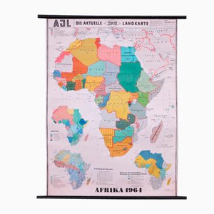 School Wall Map of Africa by Dr. E. Kremling for JRO, 1964-WK-674173