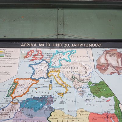 School Wall Map of Africa by Leisering & Schulze for Velhagen & Klasing, 1950s-WK-674071