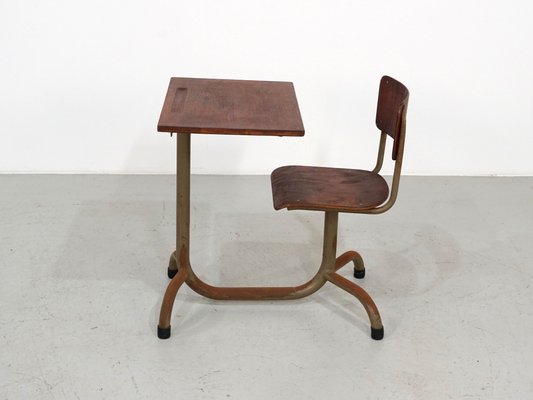 Schooldesk in the Style of Jean Prouvé-KA-1140045