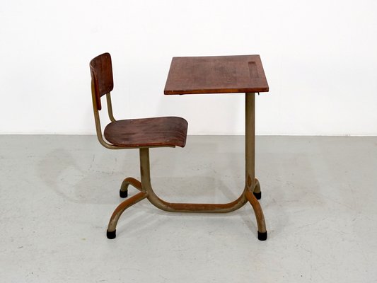 Schooldesk in the Style of Jean Prouvé-KA-1140045