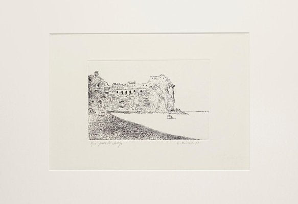 Scilla - Original Etching on Cardboard by Giovanni Omiccioli - 1971 1971-ZCI-768616