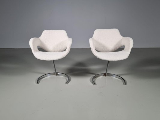 Scimitar Chairs attributed to Boris Tabacoff for MMM, 1960s, Set of 2-UJI-1501891