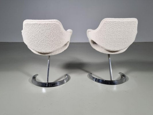 Scimitar Chairs attributed to Boris Tabacoff for MMM, 1960s, Set of 2-UJI-1501891