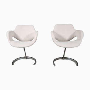 Scimitar Chairs attributed to Boris Tabacoff for MMM, 1960s, Set of 2-UJI-1501891