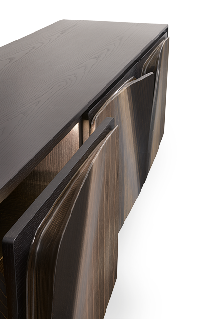 Giorgetti SCIROCCO sideboard angle view