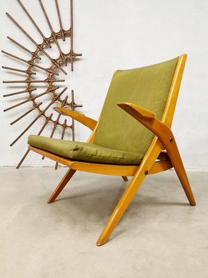 Scissor Leg Armchairs, 1960s, Set of 2-BW-692908