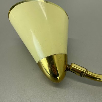 Scissors Wall Light in Brass and Metal from Sis Leuchten, Germany, 1950s-QZ-1822394