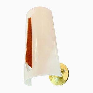 Sconce in Brass and Acrylic Glass, 1960s-NUO-1166226