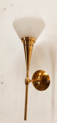 Sconce in Brass and Glass from Stilnovo-QLH-1799229