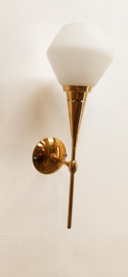 Sconce in Brass and Glass from Stilnovo-QLH-1799229