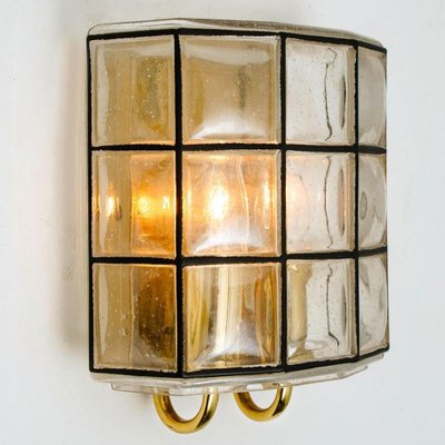 Sconce in Iron and Bubble Glass from Limburg, 1960-VDW-1823109