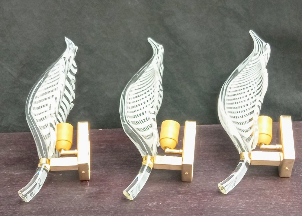 Sconces, 1970s, Set of 3