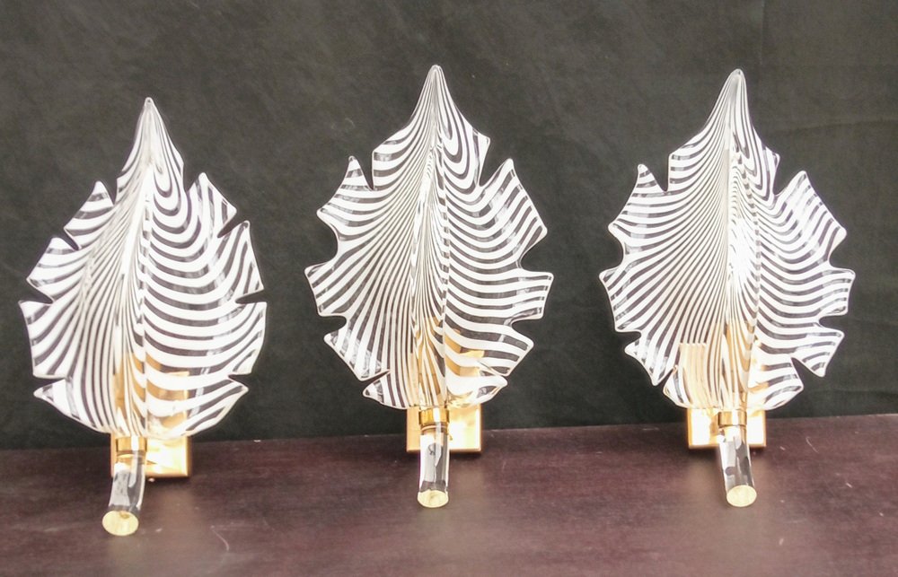 Sconces, 1970s, Set of 3