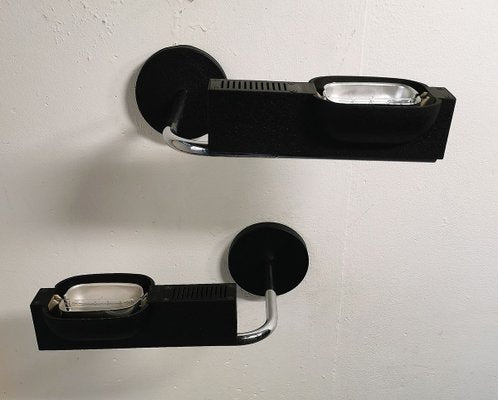 Sconces by Ernesto Gismondi for Artemide, 1980s, Set of 2-PHZ-627294