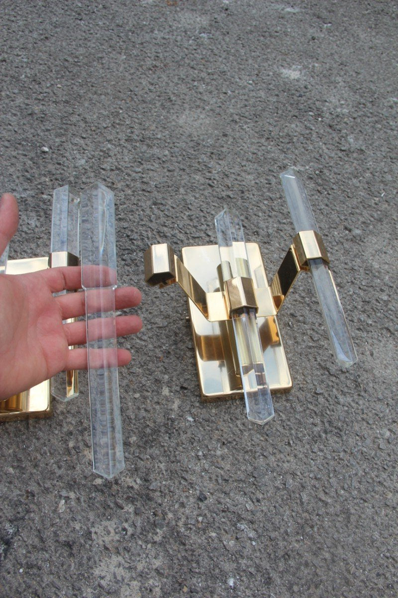 Sconces by Gaetano Sciolari, 1970s, Set of 2