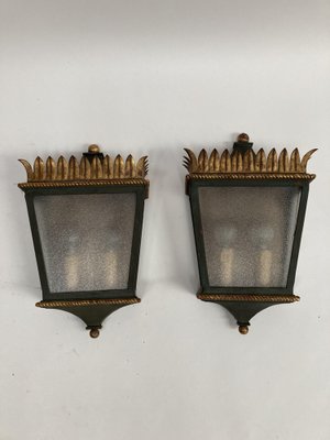 Sconces by Gilbert Poillerat, Set of 2-VRR-1047438