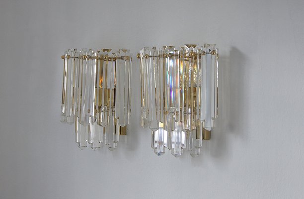 Sconces by J. T. Kalmar for Kalmar Franken KG, 1970s Set of 2