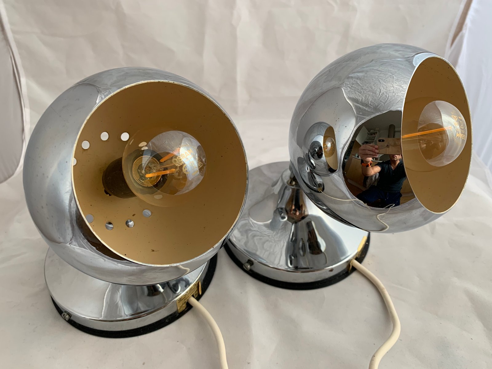 Sconces by Lambert Rohrer for Lambert Rohrer, 1970s, Set of 2