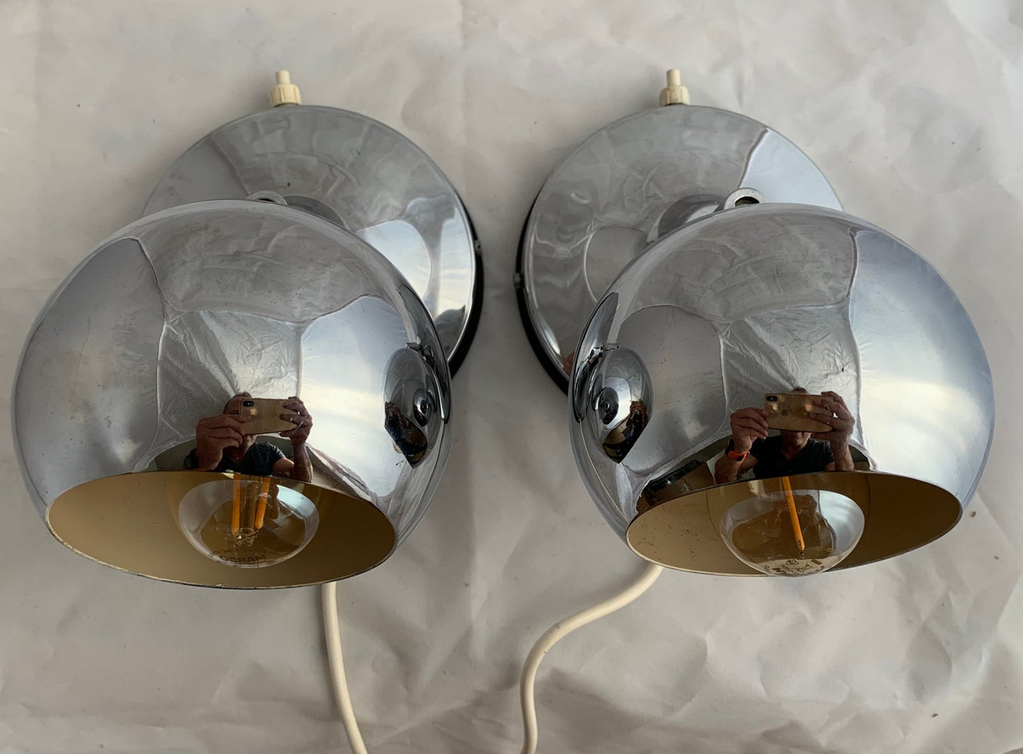 Sconces by Lambert Rohrer for Lambert Rohrer, 1970s, Set of 2