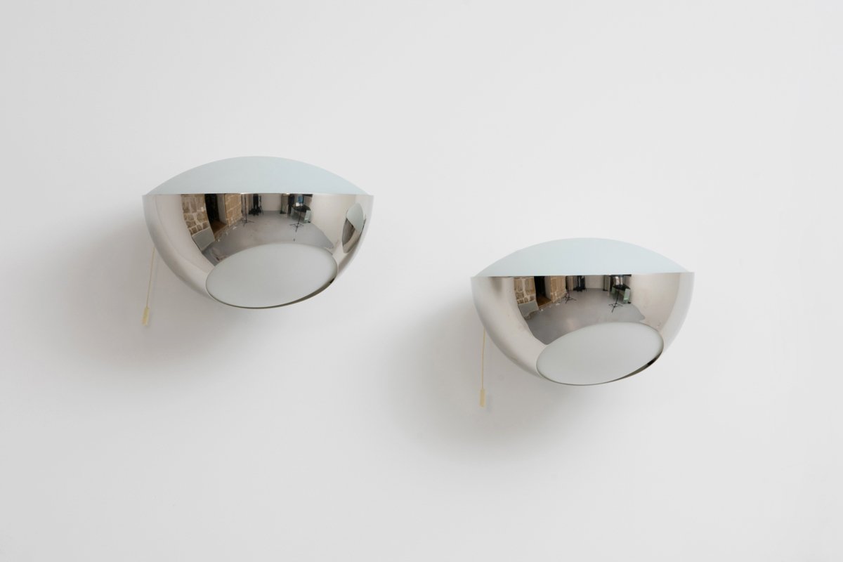 Sconces by Max Ingrand for Verre Lumière, 1970s, Set of 2