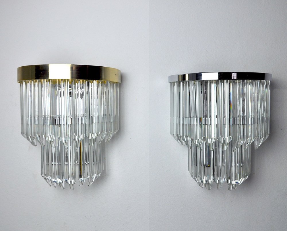 Sconces by Paolo Venini for Venini, Italy, 1970s, Set of 2