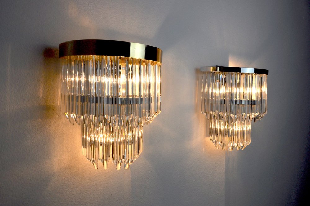 Sconces by Paolo Venini for Venini, Italy, 1970s, Set of 2