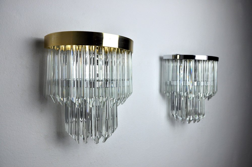 Sconces by Paolo Venini for Venini, Italy, 1970s, Set of 2