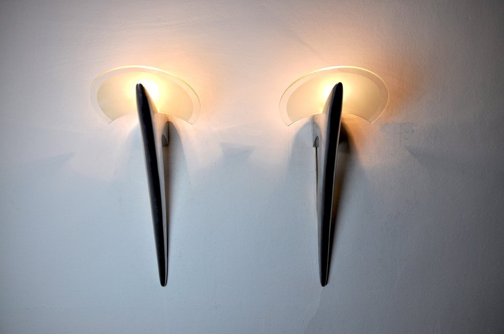 Sconces from Metalarte, Spain, 1970s, Set of 2