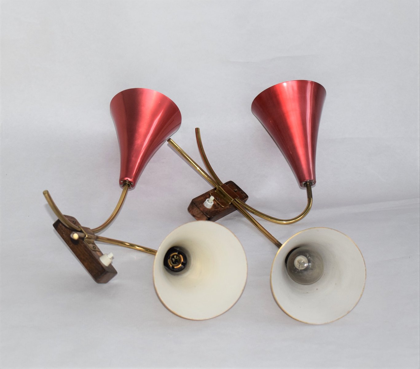 Sconces from Rupert Nikoll, 1950s, Set of 2