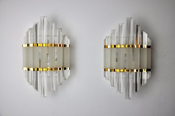 Sconces from Venini, Italy, 1970s, Set of 2-EJE-958622