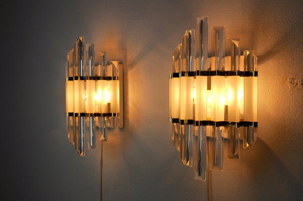 Sconces from Venini, Italy, 1970s, Set of 2-EJE-958622