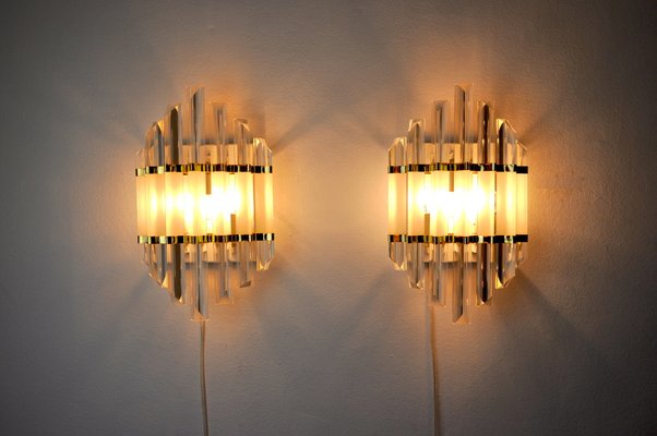 Sconces from Venini, Italy, 1970s, Set of 2-EJE-958622