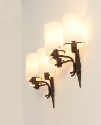 Sconces in Wrought Iron by Jordi Vilanova, Spain, 1960s, Set of 2-UB-1818667