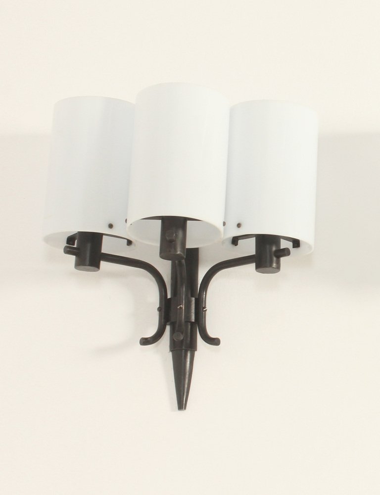 Sconces in Wrought Iron by Jordi Vilanova, Spain, 1960s, Set of 2