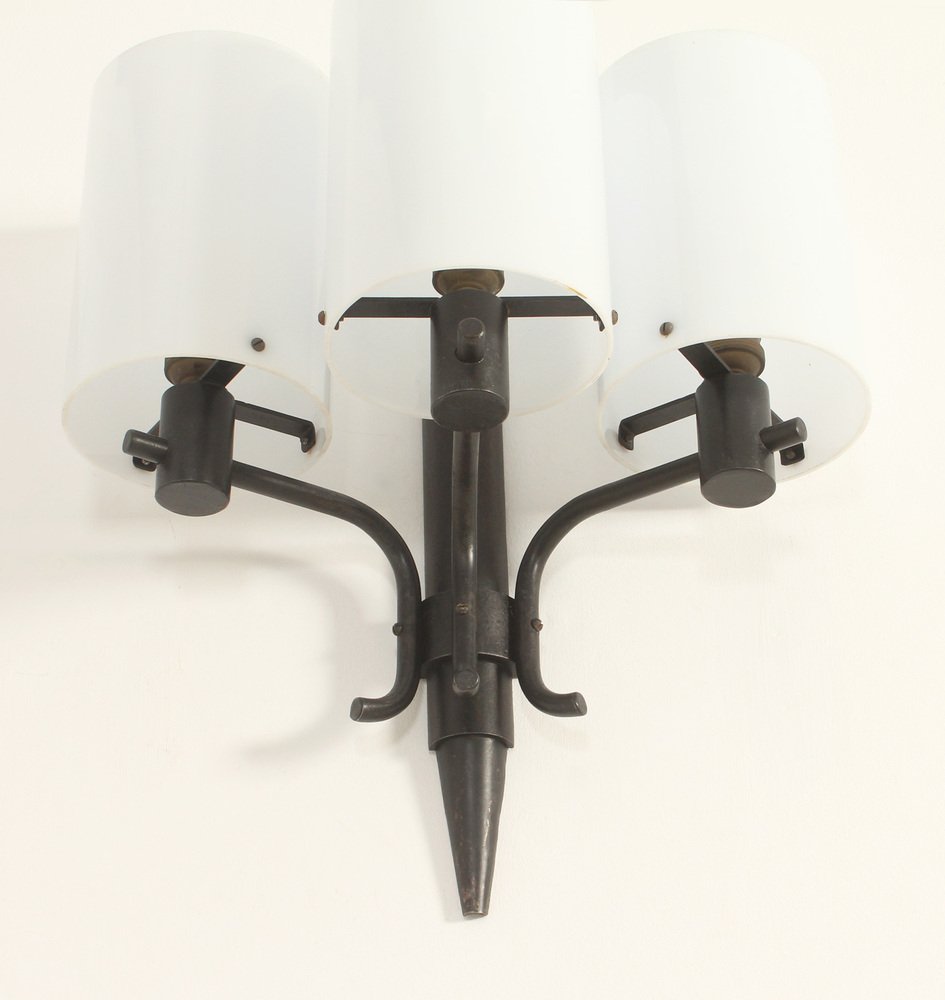 Sconces in Wrought Iron by Jordi Vilanova, Spain, 1960s, Set of 2