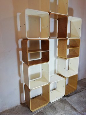 Scorzè Modular Shelves by Carlo De Carli for Fiarm, Venice, Italy, 1960s, Set of 11-HNE-1401250