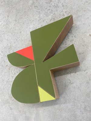 Scott Troxel, Clover, 2024, Acrylic on Wood Sculpture-CHG-2037965