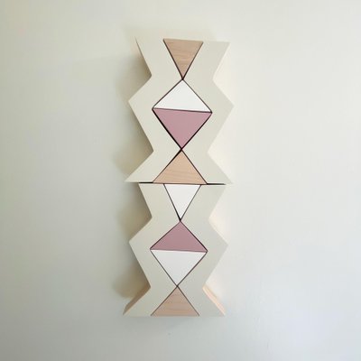 Scott Troxel, Dusty Pink, 2023, Acrylic & Wood Sculpture-CHG-2030861