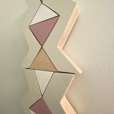 Scott Troxel, Dusty Pink, 2023, Acrylic & Wood Sculpture-CHG-2030861