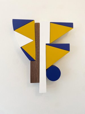 Scott Troxel, Harbor Flags, 2023, Acrylic & Wood Sculpture-CHG-2030863