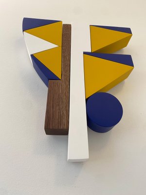 Scott Troxel, Harbor Flags, 2023, Acrylic & Wood Sculpture-CHG-2030863