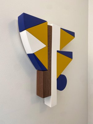 Scott Troxel, Harbor Flags, 2023, Acrylic & Wood Sculpture-CHG-2030863