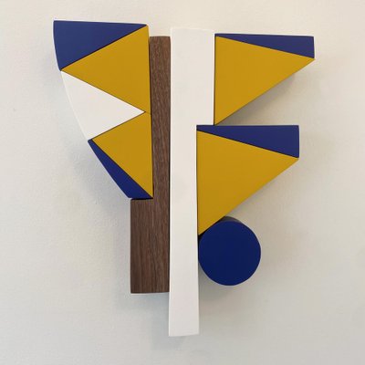 Scott Troxel, Harbor Flags, 2023, Acrylic & Wood Sculpture-CHG-2030863